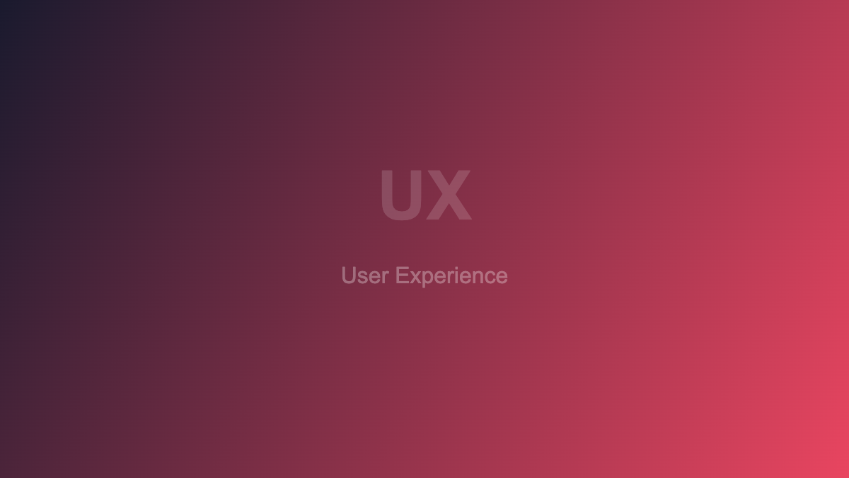 User Experience